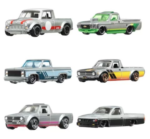 Zestaw 6 autek Hot Wheels