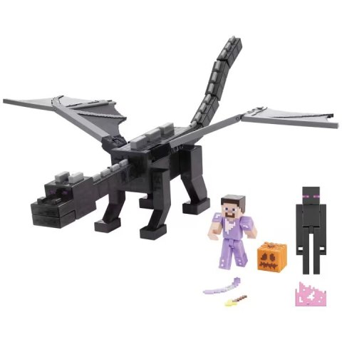 Zestaw figurek Minecraft Smok Kresu 15 rocznica Mattel