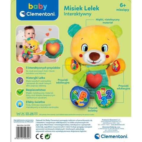 Maskotka Interaktywny Misiek Lelek 2.0 Clementoni