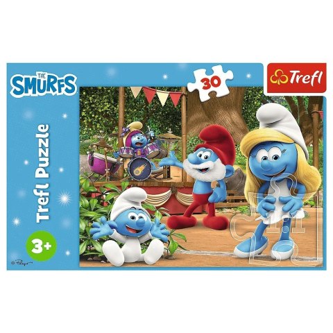 Puzzle 30 elementów Smerfetka i Smerfy Trefl
