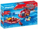 Zestaw z figurkami City Action 4428 Helikopter ratowniczy z pontonem Playmobil