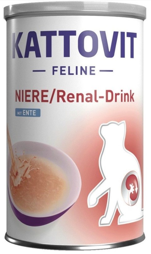 KATTOVIT DRINK Niere/Renal Kaczka 135ml dla kota