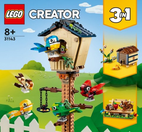 Klocki Creator 31143 Budka dla ptaków 3w1 LEGO