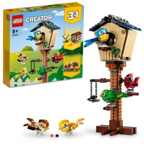 Klocki Creator 31143 Budka dla ptaków 3w1 LEGO