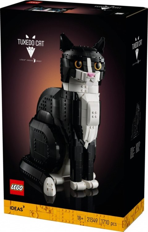 Klocki Ideas 21349 Biało-czarny kot LEGO