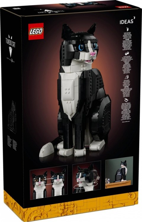 Klocki Ideas 21349 Biało-czarny kot LEGO
