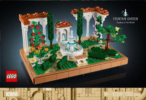 Klocki Icons 10359 Fontanna w ogrodzie LEGO