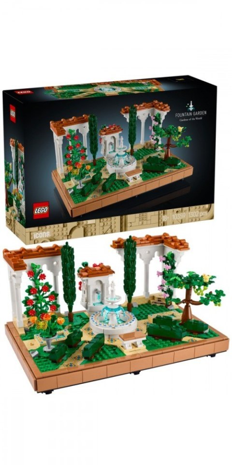 Klocki Icons 10359 Fontanna w ogrodzie LEGO