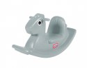 Koń na biegunach szary Little Tikes