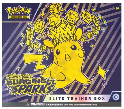 Zestaw Scarlet & Violet Surging Sparks Elite Trainer Box Pokemon TCG