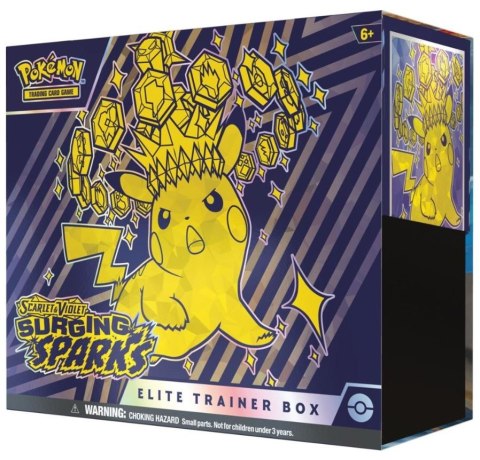 Zestaw Scarlet & Violet Surging Sparks Elite Trainer Box Pokemon TCG