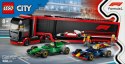 Klocki City 60445 F1 Ciężarówka z bolidami RB20 i AMR24 F1 LEGO