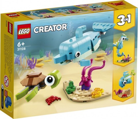 Klocki Creator 31128 Delfin i żółw 3 w 1 LEGO