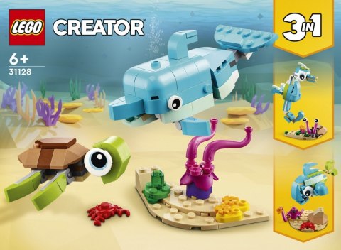 Klocki Creator 31128 Delfin i żółw 3 w 1 LEGO