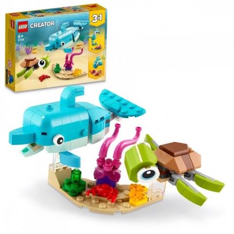 Klocki Creator 31128 Delfin i żółw 3 w 1 LEGO