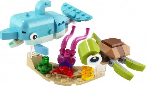Klocki Creator 31128 Delfin i żółw 3 w 1 LEGO