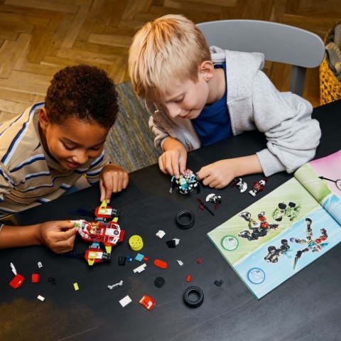 Klocki DREAMZzz 71497 Tygrysi mech Coopera i hot rod Zero LEGO