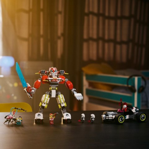 Klocki DREAMZzz 71497 Tygrysi mech Coopera i hot rod Zero LEGO