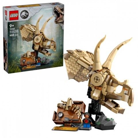 Klocki Jurassic World 76969 Szkielety dinozaurów: czaszka triceratopsa LEGO