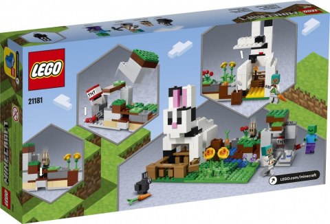 Klocki Minecraft 21181 Królicza farma LEGO