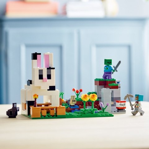 Klocki Minecraft 21181 Królicza farma LEGO