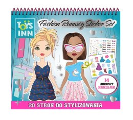Naklejki Fashion Runway kolorowanka moda Stnux