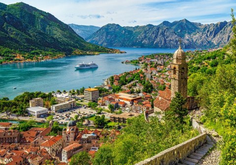 Puzzle 500 elementów Bled Słowenia jezioro Castor