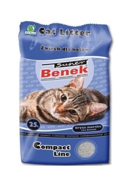 Super Benek Compact Żwir zapachowy Bryza Morska 25l (WYPRZEDAŻ)