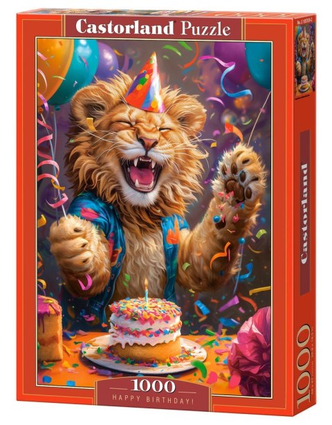 Puzzle 1000 elementów Urodziny Happy Birthday Castor