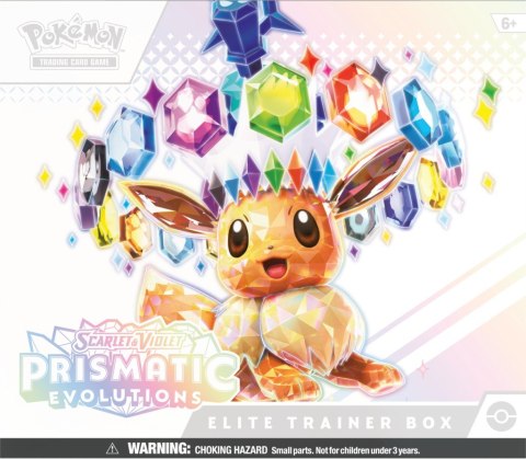 Karty TCG: Scarlet & Violet - Prismatic Evolutions - Elite Trainer Box Pokemon TCG