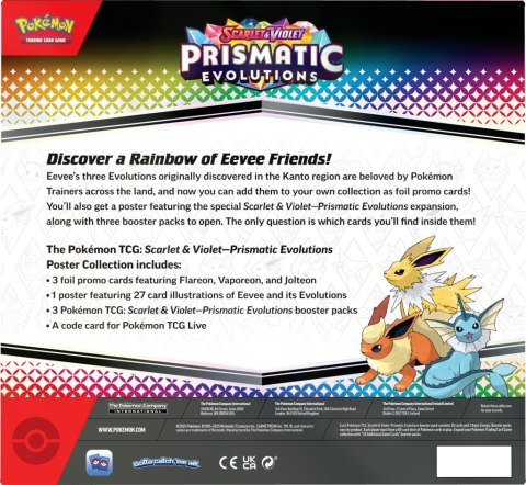 Karty TCG: Scarlet & Violet - Prismatic Evolutions - Poster Collection Pokemon TCG