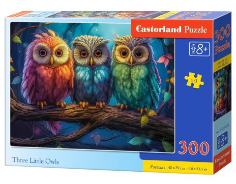 Puzzle 300 elementów Trzy małe sowy Castor