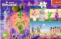 Puzzle 24 elementów Maxi Ciekawski Smok Diplodok Trefl