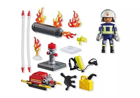 Action Heroes 71826 Strażak z pompą wodną Playmobil