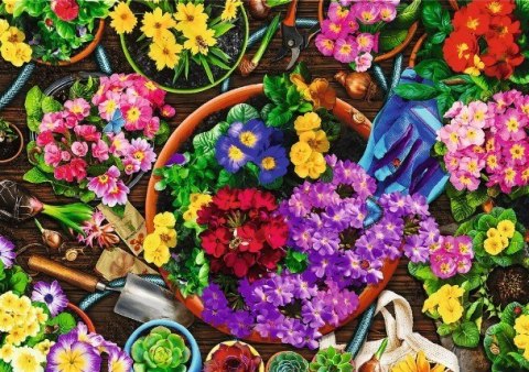 Puzzle 2x500 elementów Prace w ogrodzie Trefl