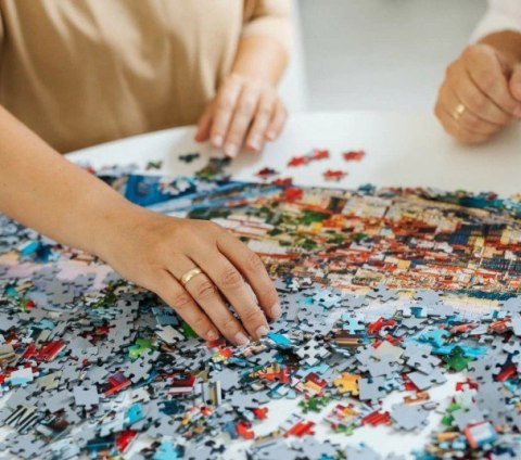 Puzzle 500 elementów Uroczy kotek Trefl
