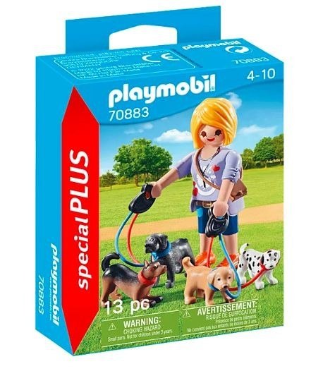 Zestaw figurek Special Plus 70883 Opiekunka psów Playmobil