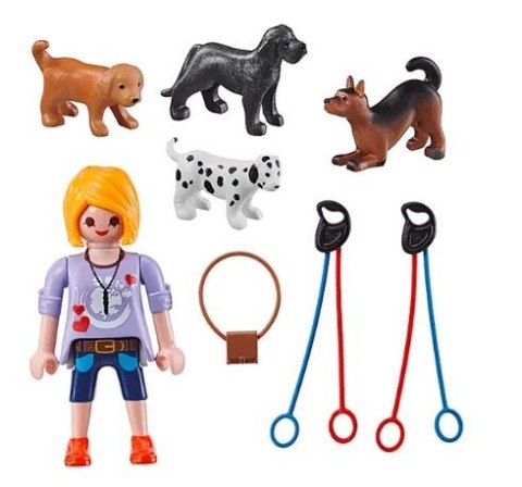 Zestaw figurek Special Plus 70883 Opiekunka psów Playmobil