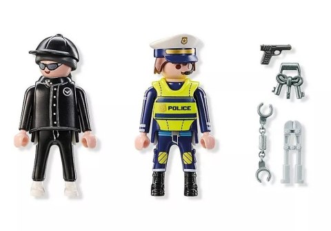 Zestaw z figurkami Duo Pack 71804 Policjant i złodziej Playmobil