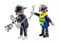 Zestaw z figurkami Duo Pack 71804 Policjant i złodziej Playmobil