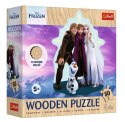 Puzzle drewniane 50 elementów Kraina Lodu Trefl