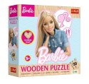 Puzzle drewniane 50 elementów Ulubiona modna Barbie Trefl
