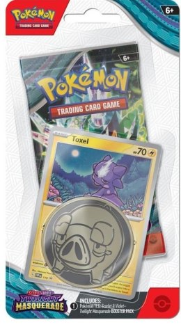 Karty Twilight Masquerade Checklane Blister Toxel Pokemon TCG