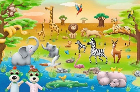 Puzzle 25 elementów Maxi Safari Bobaski Trefliki Trefl