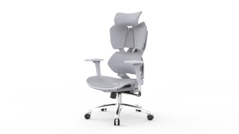 Fotel ergonomiczny gamingowy Angel Furia Grey