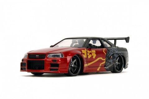 Pojazd Godzilla 2002 Nissan Skyline GTR 1:24 JADA TOYS
