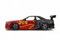 Pojazd Godzilla 2002 Nissan Skyline GTR 1:24 JADA TOYS