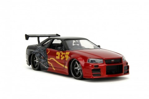 Pojazd Godzilla 2002 Nissan Skyline GTR 1:24 JADA TOYS