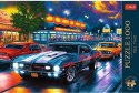 Puzzle 1000 elementów Nocna przejażdżka samochody Trefl