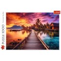 Puzzle 1000 elementów Rajska wyspa morze palmy Trefl